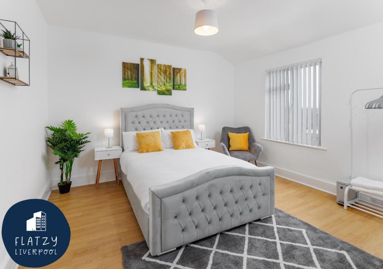 Flatzy - 6 Bed Oasis Close To Football Stadiums Liverpool Esterno foto