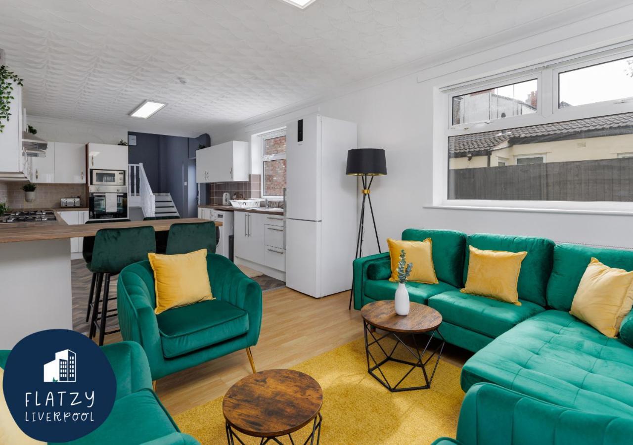 Flatzy - 6 Bed Oasis Close To Football Stadiums Liverpool Esterno foto